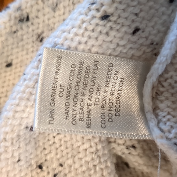 Christopher & Banks Fair Isle Embellished Sweater Black/Cream P/S - Picture 8 of 10